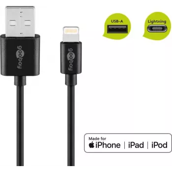 Žaibo USB įkrovimo ir sinchronizavimo laidas Goobay 72906