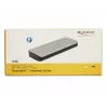 Laptop Dock DeLOCK 87725 Wired Thunderbolt 3 Juoda Sidabrinė