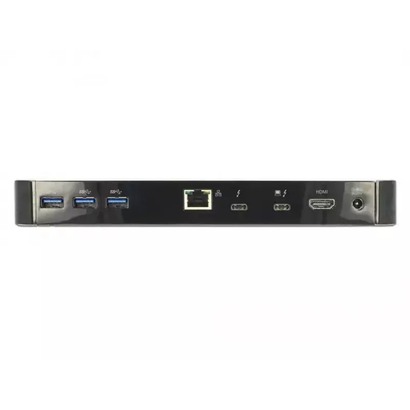 Laptop Dock DeLOCK 87725 Wired Thunderbolt 3 Juoda Sidabrinė