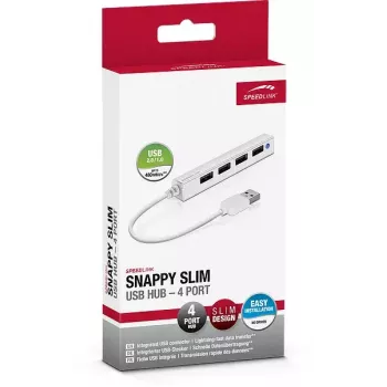USB šakotuvas SPEEDLINK SNAPPY plonas SL-140000-WE