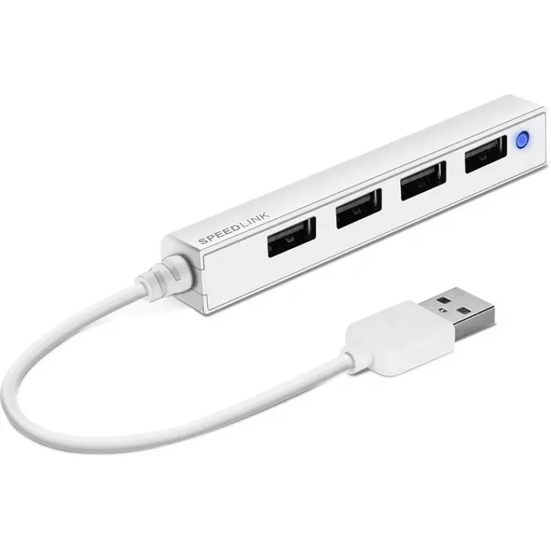 USB šakotuvas SPEEDLINK SNAPPY plonas SL-140000-WE