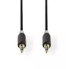 Garso kabelis Nedis CABW22000AT20 2 m 3,5 mm variu dengtas aliuminis