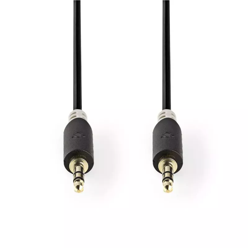 Garso kabelis Nedis CABW22000AT20 2 m 3,5 mm variu dengtas aliuminis