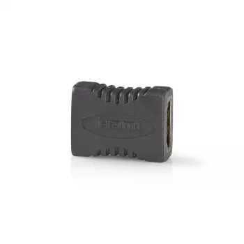 HDMI lizdas-lizdas lyčių keitiklis Nedis CVBW34900AT su paauksuotais kontaktais, antracitinis
