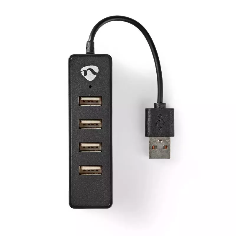 USB šakotuvas Nedis UHUBU2420BK USB 2.0 480 Mbit/s juodas