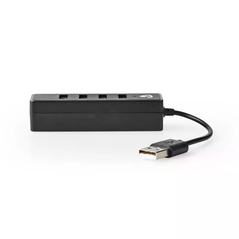 USB šakotuvas Nedis UHUBU2420BK USB 2.0 480 Mbit/s juodas