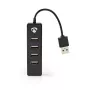 USB šakotuvas Nedis UHUBU2420BK USB 2.0 480 Mbit/s juodas