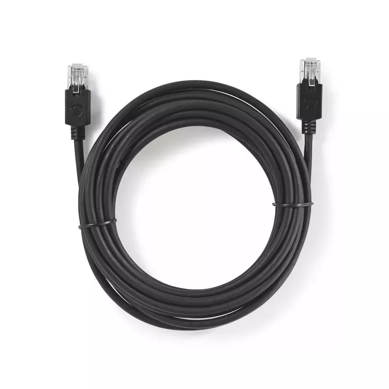 Tinklo kabelis Nedis CCBW85210AT100 10 m Cat6 F/UTP juodas