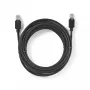Tinklo kabelis Nedis CCBW85210AT100 10 m Cat6 F/UTP juodas