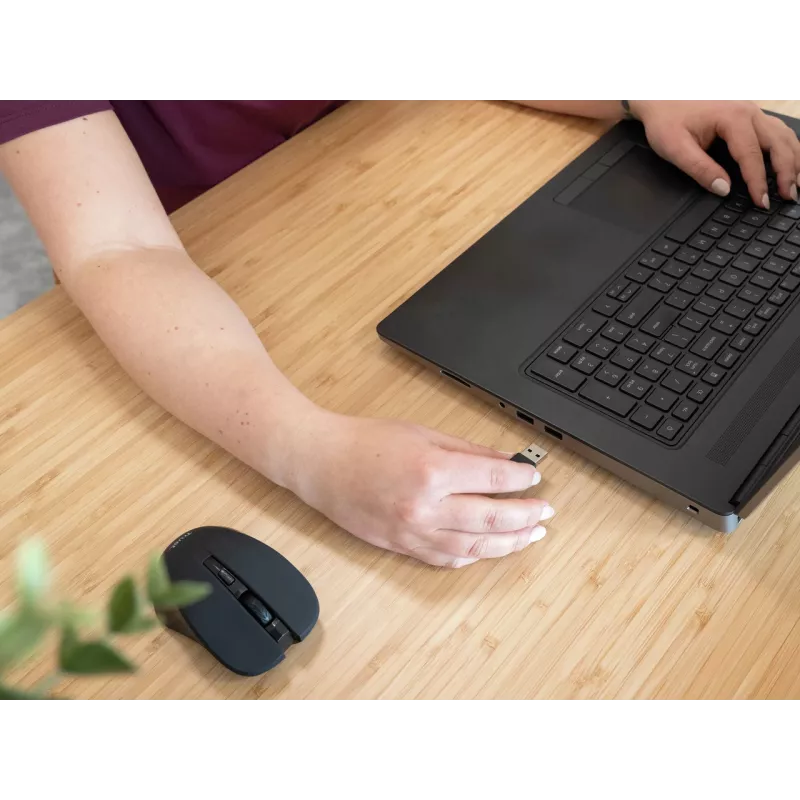 USB imtuvas Trust Myna Bluetooth 5 adapteris universali pelė juoda