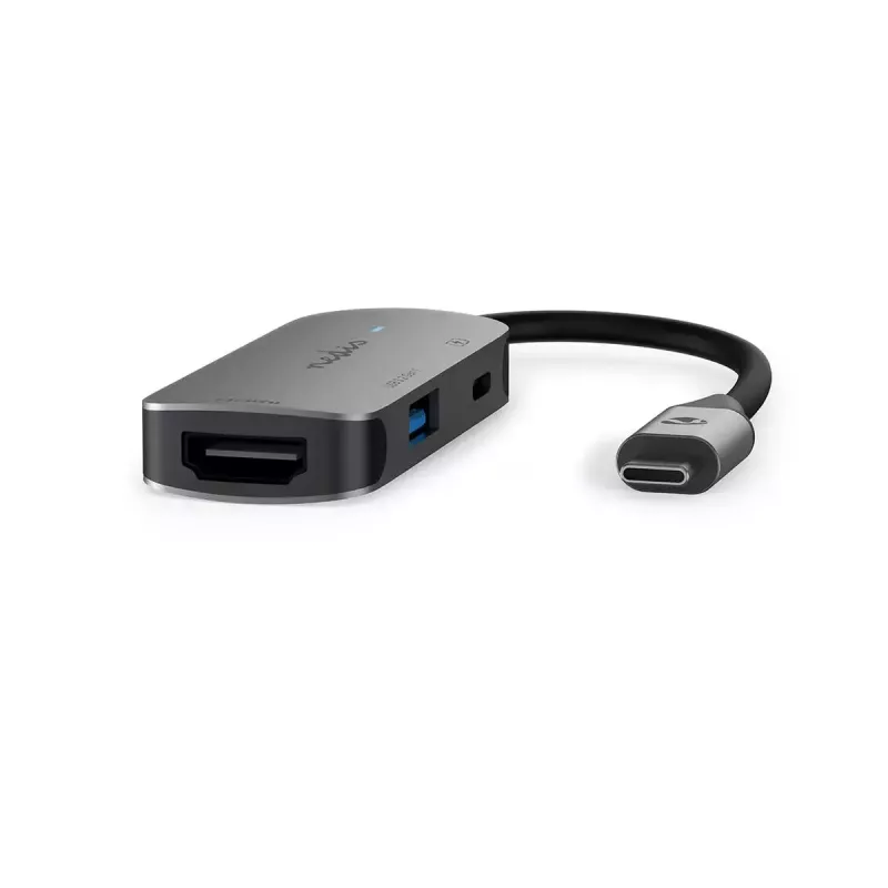 USB Hub Nedis CCGB64230GY01 Type-C 5000 Mbit/s Pilkas