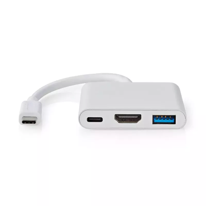 Nešiojamojo kompiuterio dokas Nedis CCGB64770WT01 USB Type-C laidinis 7,5W