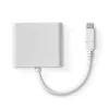 Nešiojamojo kompiuterio dokas Nedis CCGB64770WT01 USB Type-C laidinis 7,5W