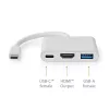 Nešiojamojo kompiuterio dokas Nedis CCGB64770WT01 USB Type-C laidinis 7,5W