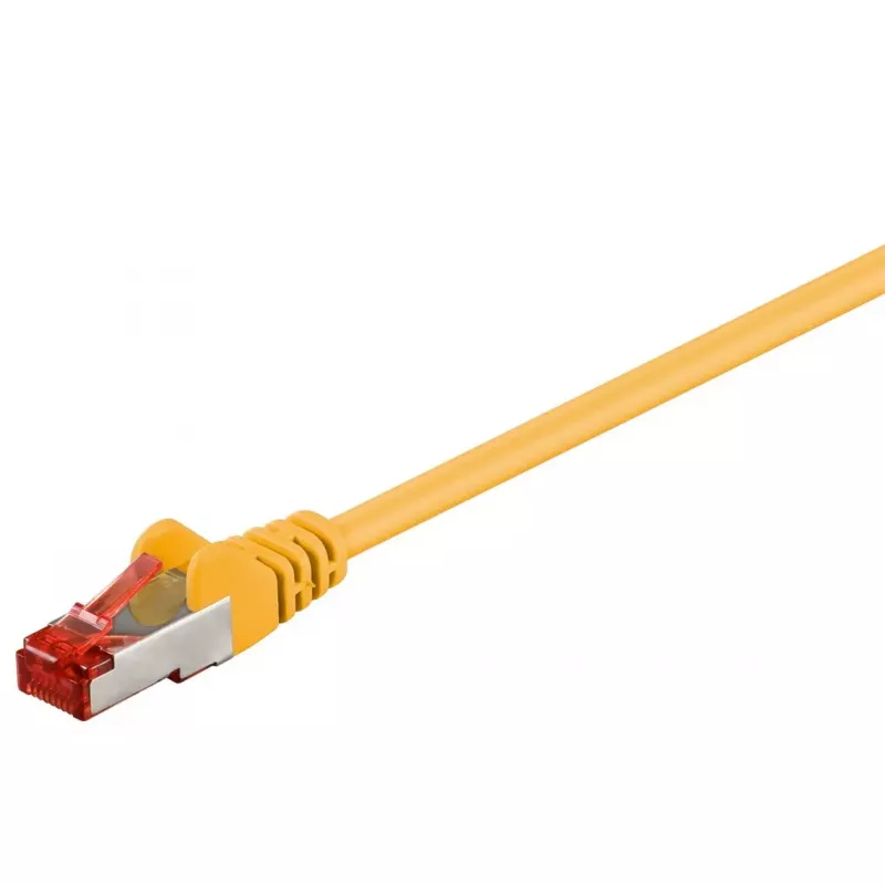 Eterneto kabelis GOOBAY CAT6 S/FTP (PiMF), 1 m, geltonas, RJ-45–RJ-45