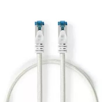 Tinklo kabelis Nedis CCTB85321AL05 RJ-45 Cat6a 0.5 m Sidabrinis