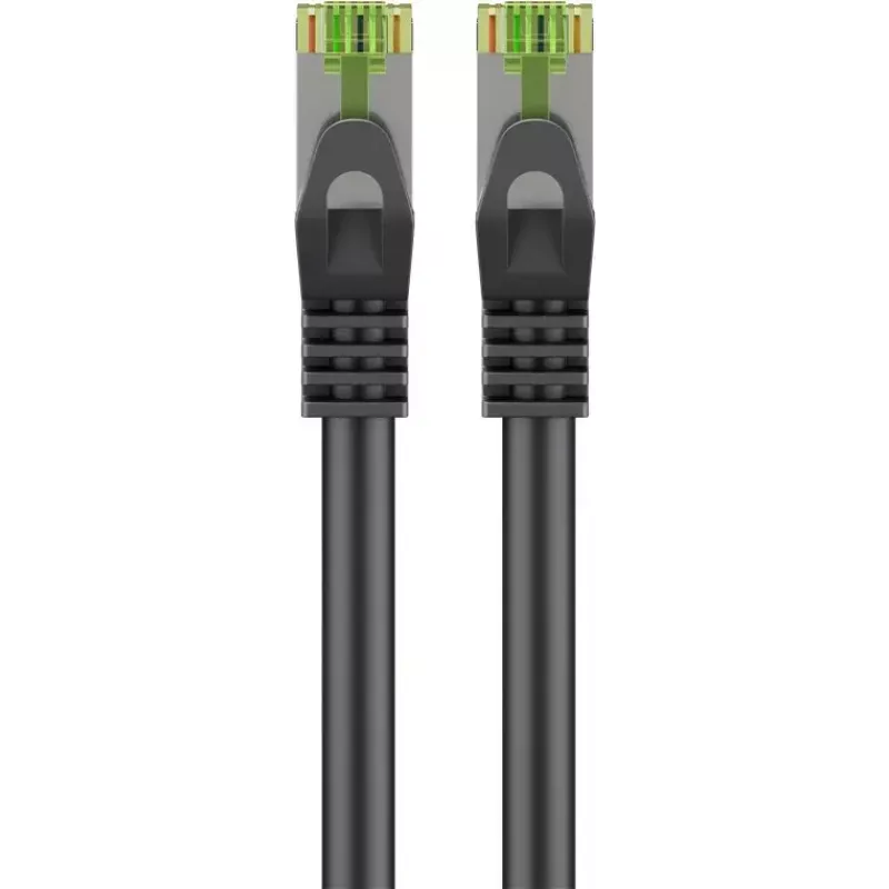 Goobay tinklo kabelis, juodas, 0,25 m, Cat8.1 S/FTP