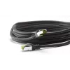 Tinklo kabelis Wentronic 61096 5m Cat8.1 S/FTP RJ-45 Juodas