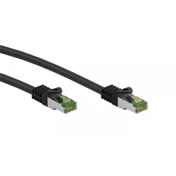 Tinklo kabelis Wentronic 61098 10m Cat8.1 S/FTP Juodas