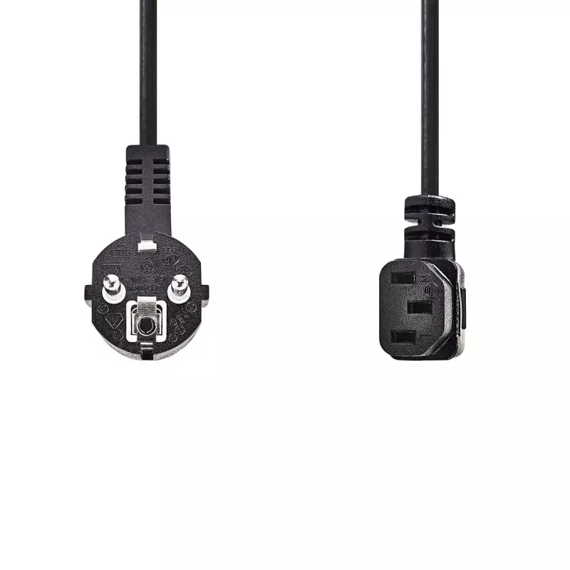 Maitinimo laidas Nedis CEGL10020BK20 juodas 2 m maitinimo kištukas F tipo IEC 320