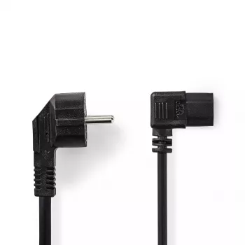 Maitinimo laidas Nedis CEGL10020BK20 juodas 2 m maitinimo kištukas F tipo IEC 320