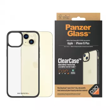 PanzerGlass ® ClearCase permatomas & D3O® iPhone 15 Plus