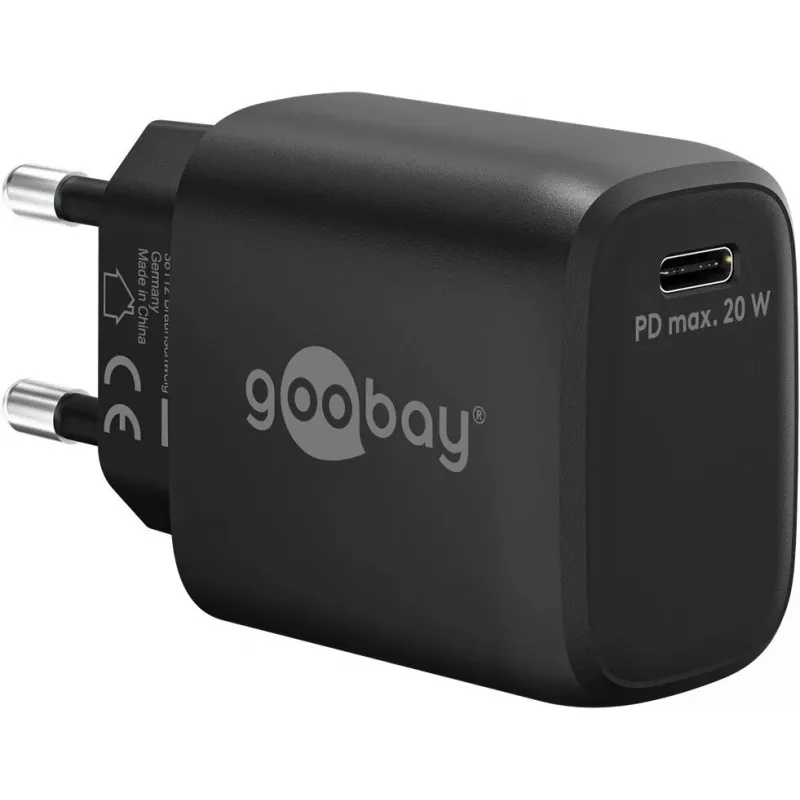 Universalus įkroviklis Juodas Goobay 65405 USB Type-C Greitasis Įkrovimas