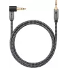 Garsinis kabelis Goobay / WENTRONIC 3.5 mm TRS–3.5 mm TRS, 5 m, varis, auksuoti kontaktai, magnetinis ekranavimas