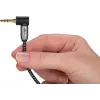 Garsinis kabelis Goobay / WENTRONIC 3.5 mm TRS–3.5 mm TRS, 5 m, varis, auksuoti kontaktai, magnetinis ekranavimas