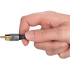 Garso kabelis WENTRONIC Goobay 65301 — 3 m, 2×RCA į RCA, variniai laidininkai, auksuoti kontaktai, magnetinis ekranavimas