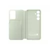 Piniginė dėklas Samsung Galaxy S24+ Žalia Vienspalvė