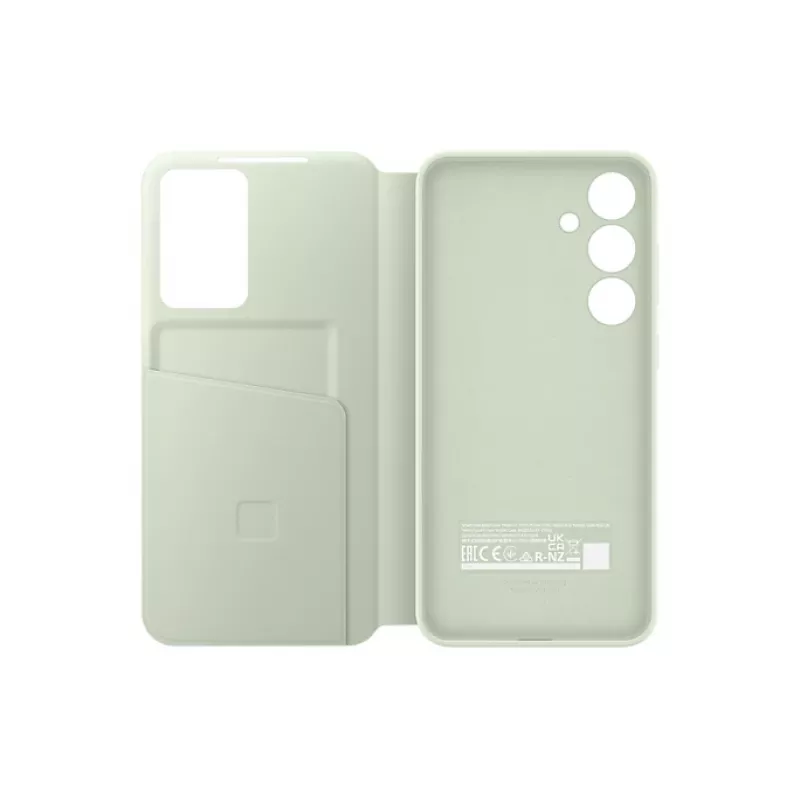 Piniginė dėklas Samsung Galaxy S24+ Žalia Vienspalvė