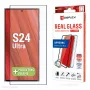 Displex ekrano apsauginis stiklas + dėklas, skirtas „Samsung Galaxy S24 Ultra“, ekologiškas montavimo rėmelis, pilnas dangtelis