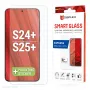Displex Smart Glass (9H) Samsung Galaxy S24+/S25+, montavimo lipdukas, nesudužęs