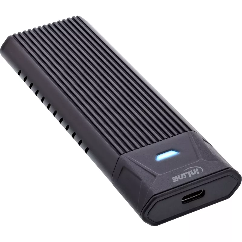 InLine USB3.2 Gen.2 USB-C į M.2 SSD (PCIe NVMe & SATA) korpusas