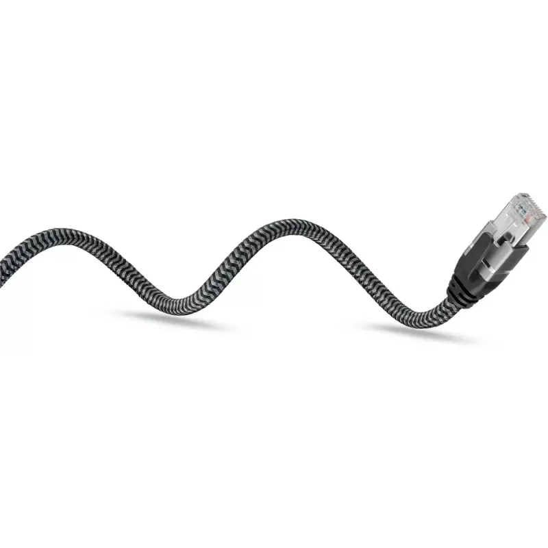 Goobay jungčių adapteris USB A RJ-45 15 m juoda sidabrinė