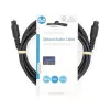 Nedis CAGL25000BK10 garso kabelis 1 m TOSLINK Juoda
