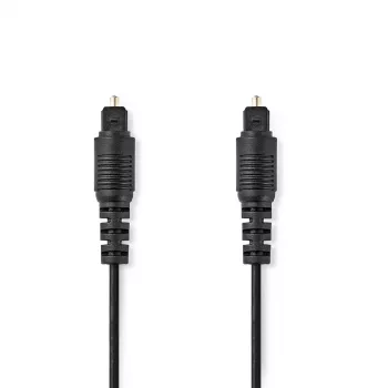 Nedis CAGL25000BK10 garso kabelis 1 m TOSLINK Juoda