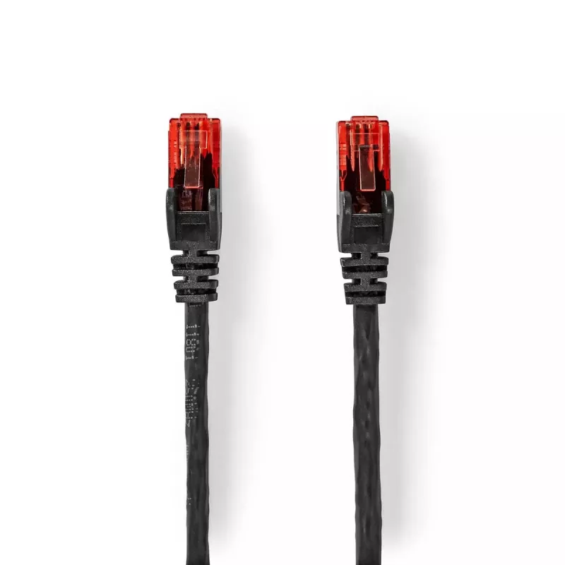 Tinklo kabelis Nedis CCGL85900BK300 RJ-45 Cat6 30 m juodas