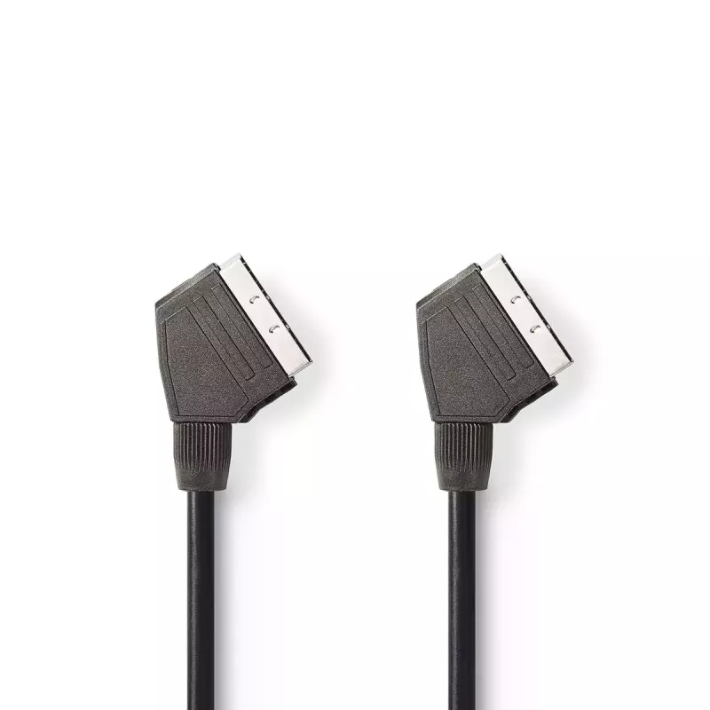 Nedis CVGL31001BK15 SCART laidas 1.5 m SCART (10 kontaktų) Juodas