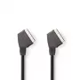 Nedis CVGL31001BK15 SCART laidas 1.5 m SCART (10 kontaktų) Juodas