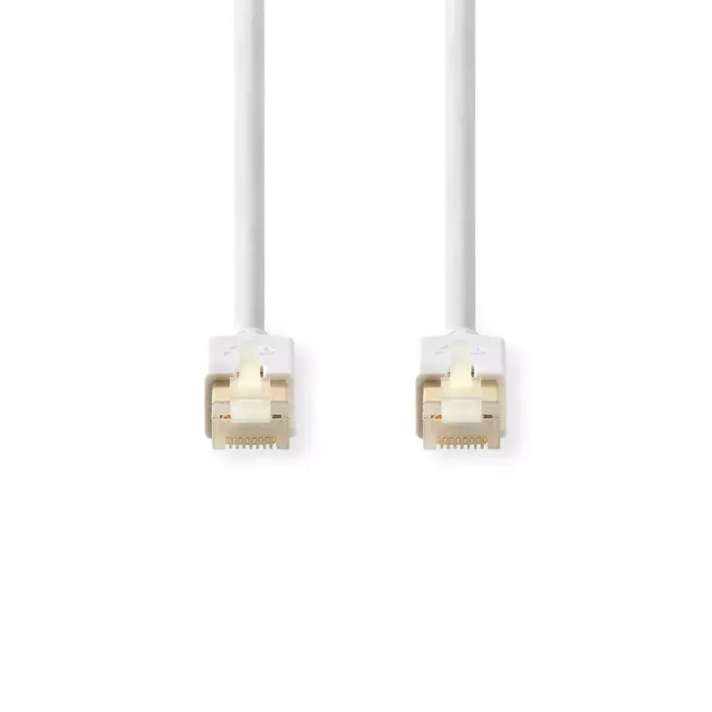 Tinklo kabelis Nedis CCGB85221WT100 RJ-45 Cat6 10 m Baltas