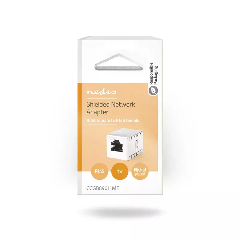 Nedis CCGB89011ME jungtis RJ45 Metalinė Moteriška/Moteriška