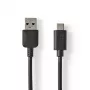 USB kabelis Nedis CCGW61600BK20 2m USB 3.2 Gen 1 USB A USB C juodas