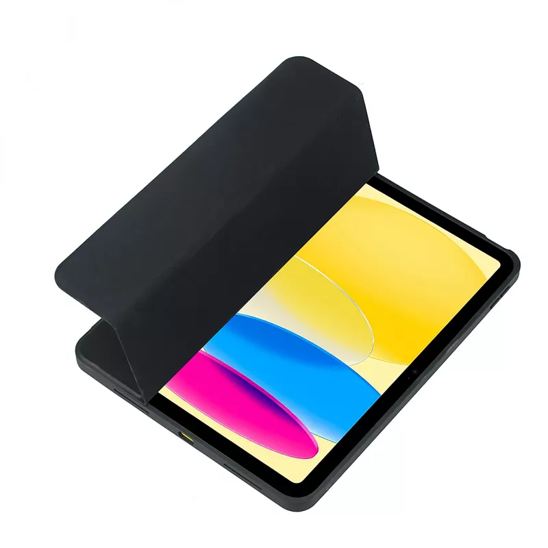 Folio Slim Case Hurtel DEQSTER, skirta iPad 10,9 colio (10-osios kartos) — TPU/PU dėklas, 3 stovo režimai, 244 g