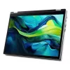 Konvertuojamas nešiojamas kompiuteris Acer Aspire Go Spin 14 AGSP14-31PT-36R6 — 14 colių WUXGA jutiklinis, Intel Core 3 N355 1.9 GHz, 16 GB LPDDR5, 512 GB SSD, Windows 11 Home, sidabrinis