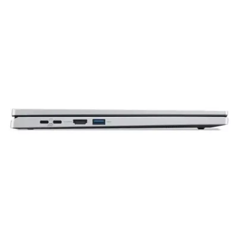 Konvertuojamas nešiojamas kompiuteris Acer Aspire Go Spin 14 AGSP14-31PT-36R6 — 14 colių WUXGA jutiklinis, Intel Core 3 N355 1.9 GHz, 16 GB LPDDR5, 512 GB SSD, Windows 11 Home, sidabrinis