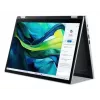 Konvertuojamas nešiojamas kompiuteris Acer Aspire Go Spin 14 AGSP14-31PT-36R6 — 14 colių WUXGA jutiklinis, Intel Core 3 N355 1.9 GHz, 16 GB LPDDR5, 512 GB SSD, Windows 11 Home, sidabrinis