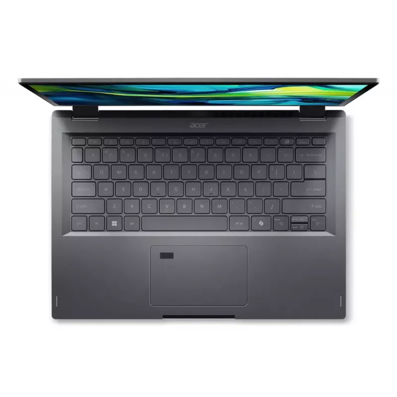 Hibridinis 2-in-1 nešiojamas kompiuteris Acer Aspire Spin 14 ASP14-52MTN Intel Core Ultra 5 115U, 14 colių WUXGA liečiamas, 16 GB LPDDR5x, 512 GB SSD, Windows 11 Home, pilka