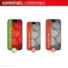 Displex ekrano apsauginis stiklas (10H), skirtas Apple iPhone 15 Plus/15 Pro Max/16 Plus, su EASY-ON® Eco montavimo rėmeliu, atsparus įbrėžimams